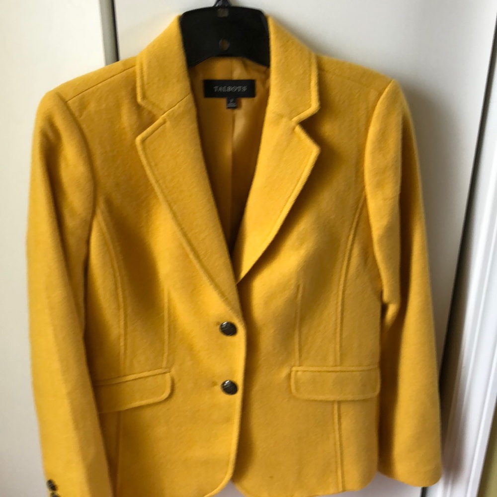 Gold blazer from Talbots. Worn once!